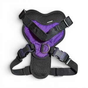 Coastal Medium Dog Harness 20-29 lb Purple Black Walking No Pull Adjustable NWOT